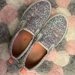 BOBS ladies size 9 Skechers Wolf Wag Canvas Shoe